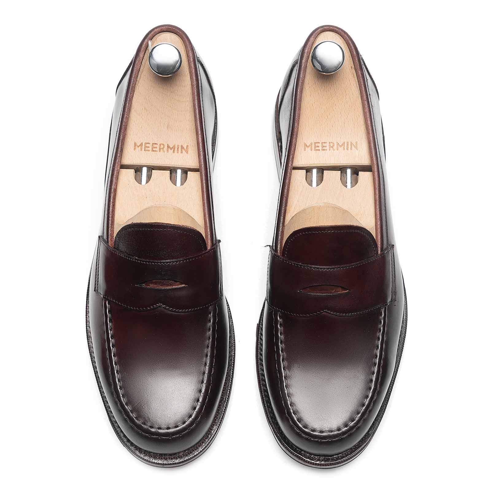 501040 - BURGUNDY HERITAGE SHELL CORDOVAN - E – Meermin Shoes - Europe