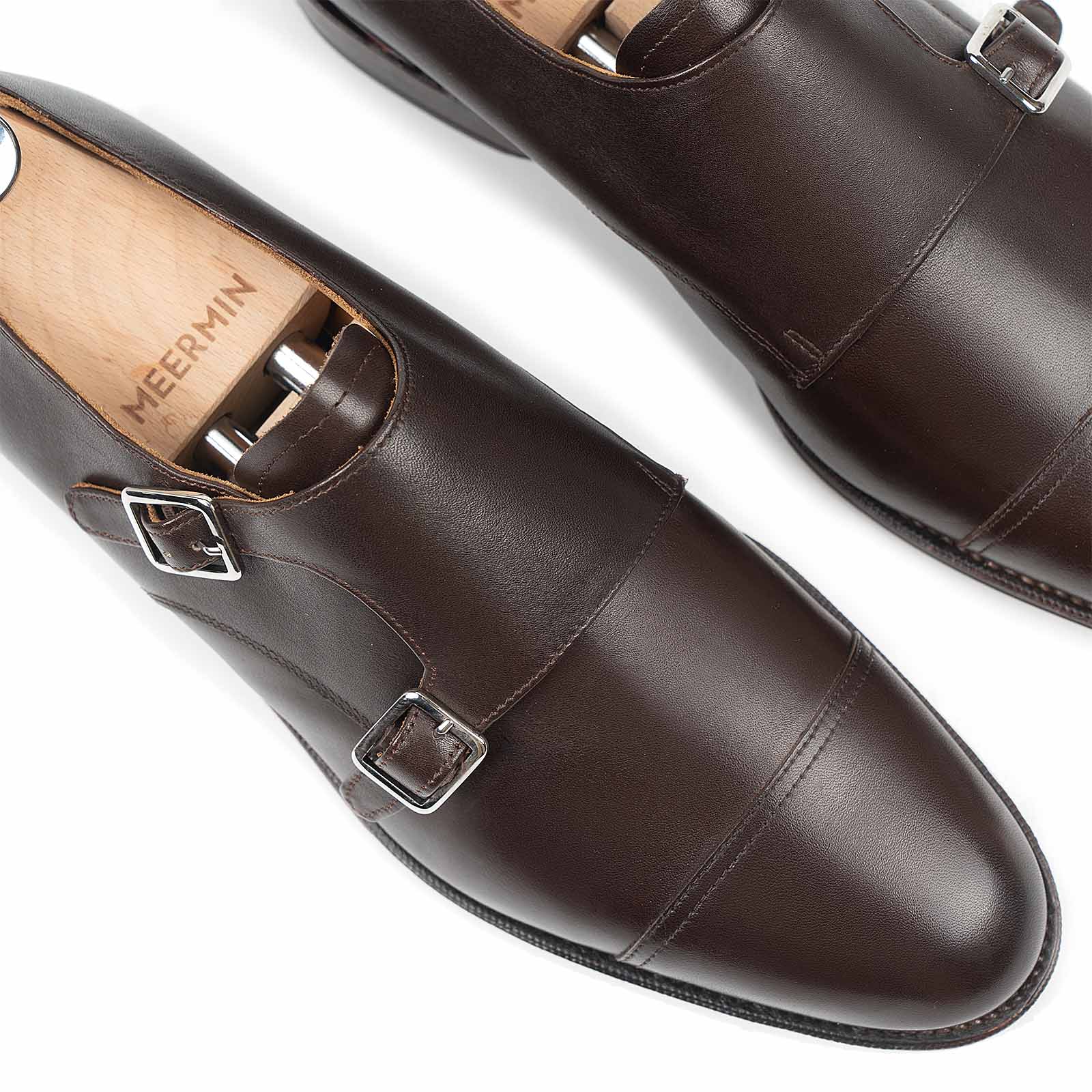 101341 - DARK BROWN CALF - E – Meermin Shoes - Europe