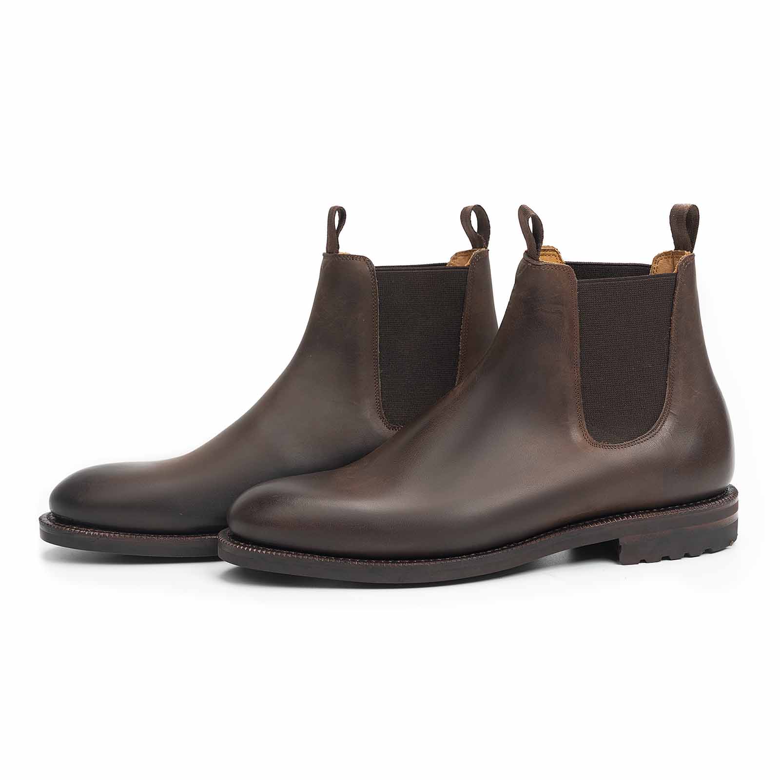 514015 - BROWN WAXY CALF - E – Meermin Shoes - Europe