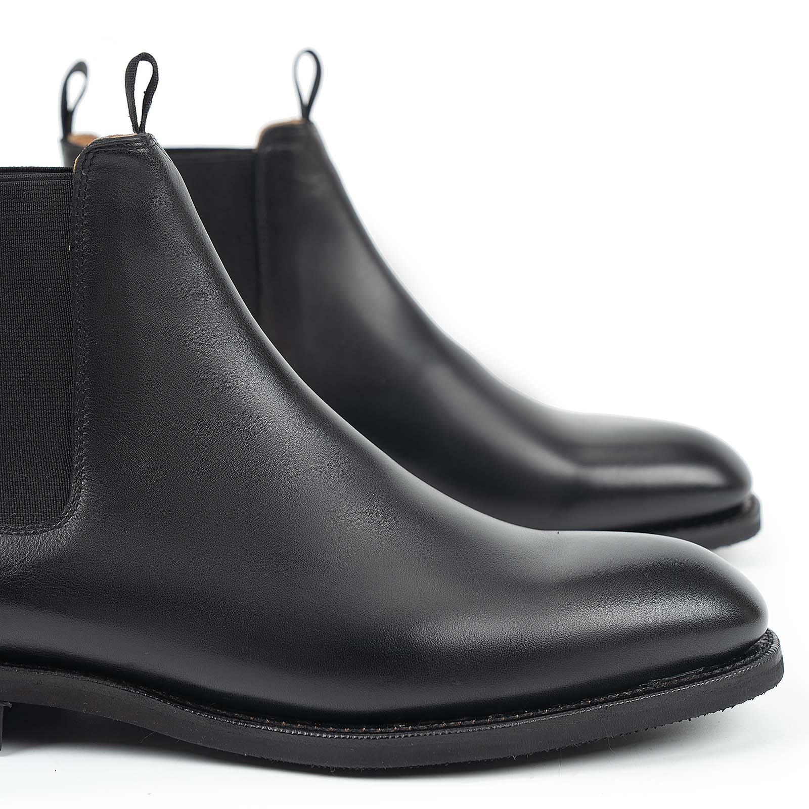 514085 - BLACK SILKCALF - E – Meermin Shoes - Europe