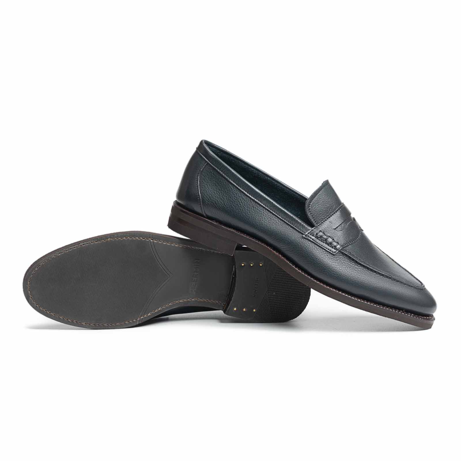 514428 - NAVY SOFTCALF - E – Meermin Shoes - Europe