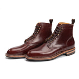 138202 - BURGUNDY HERITAGE SHELL CORDOVAN - E