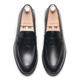 514084 -cuir veau  noir cuir veau  E