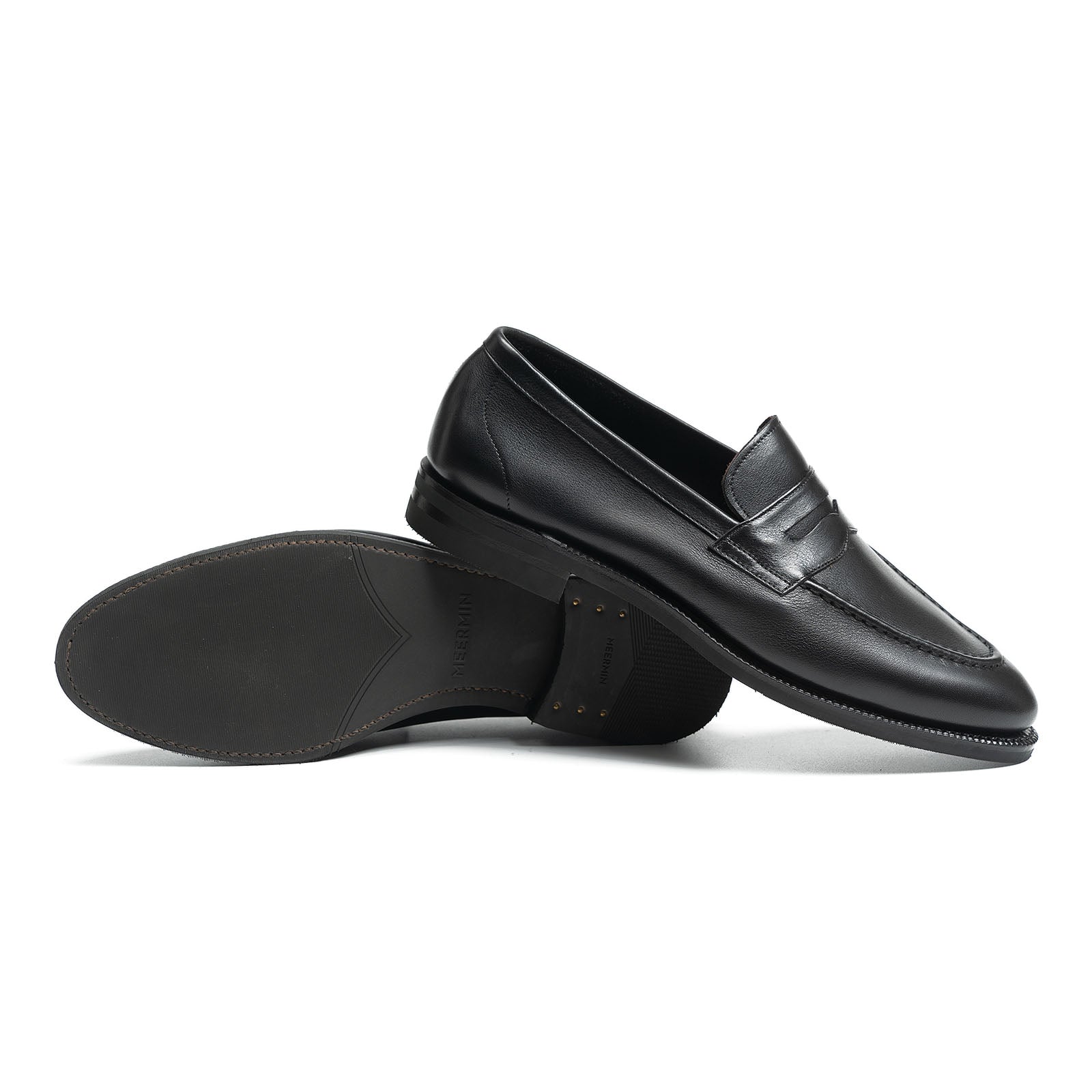 514511 - BLACK SOFTCALF - E – Meermin Shoes