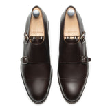 101341 -MARRON  foncé ,cuir veau  E